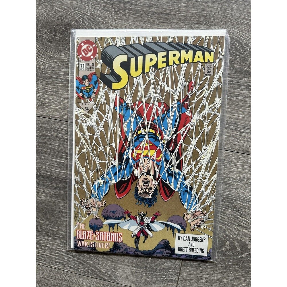 DC Superman #71 Single Issue Comic 1991 Batman Superman Vintage Color US Comics